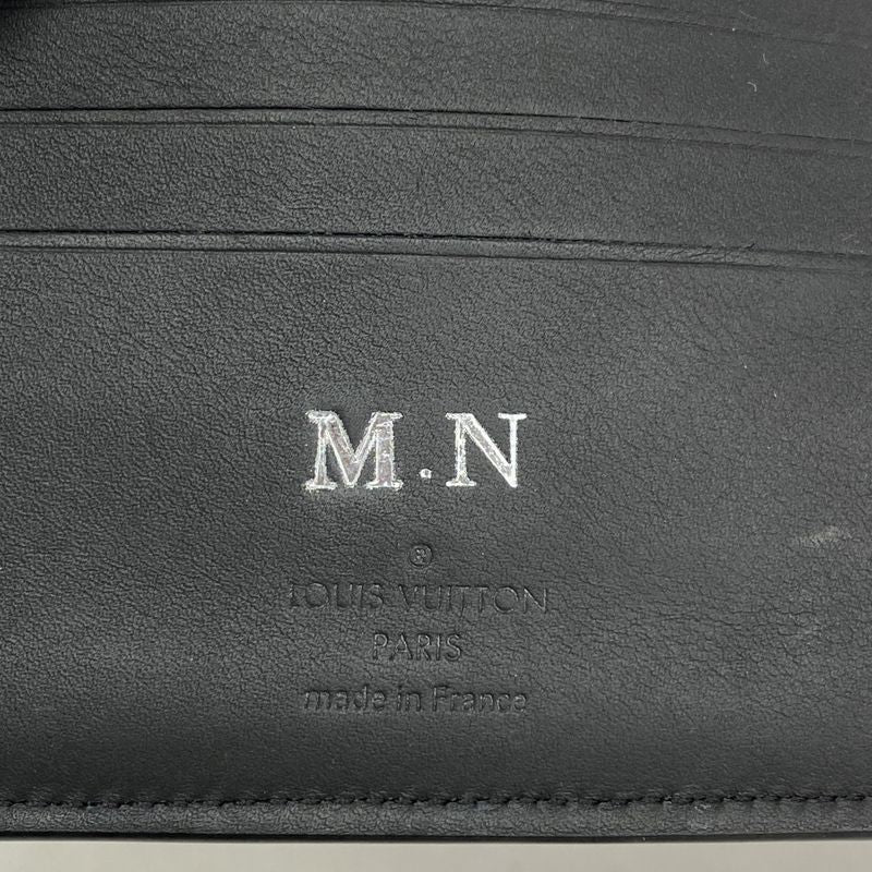 Louis Vuitton Wallet Aerogram Portefeuille Marco M81742 Noir Black Men's