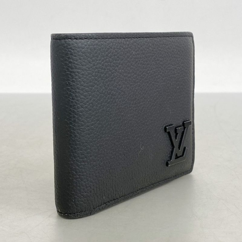 Louis Vuitton Wallet Aerogram Portefeuille Marco M81742 Noir Black Men's