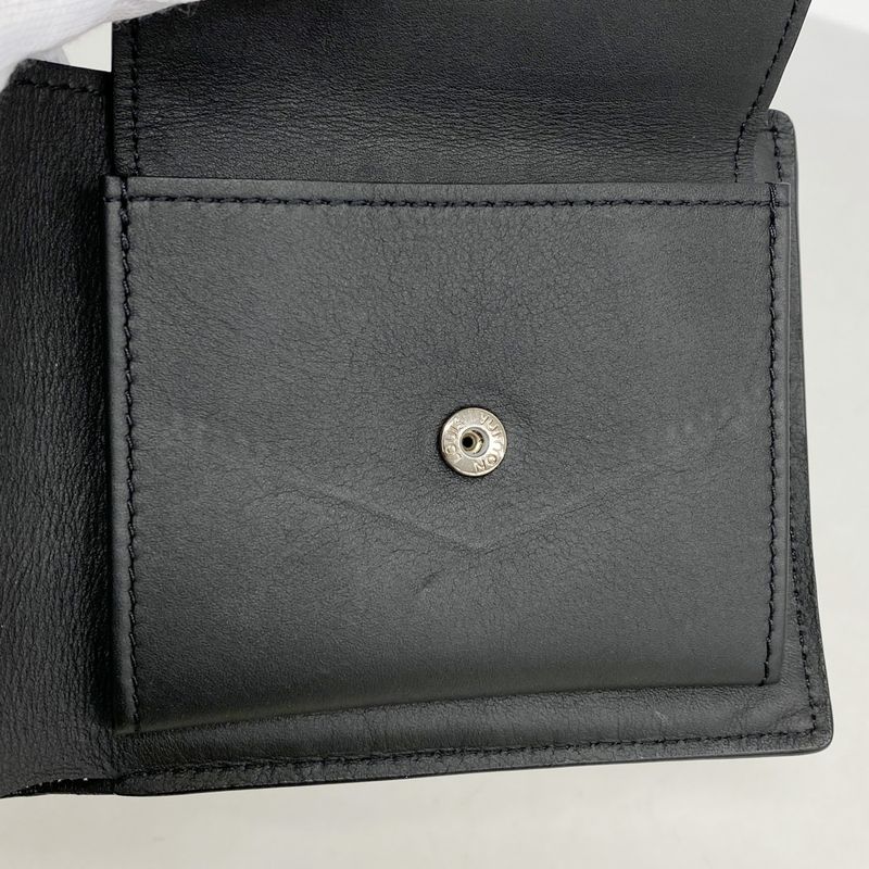 Louis Vuitton Wallet Aerogram Portefeuille Marco M81742 Noir Black Men's