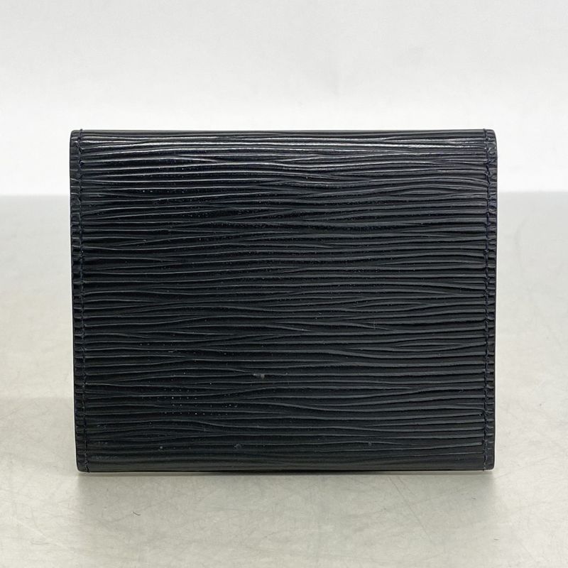 Louis Vuitton Epi Enveloppe Carte De Visite Card Case M60652 Noir Men's