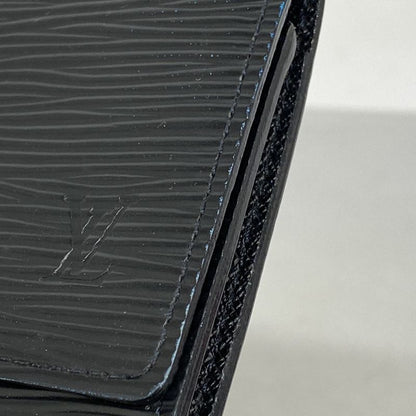 Louis Vuitton Epi Enveloppe Carte De Visite Card Case M60652 Noir Men's