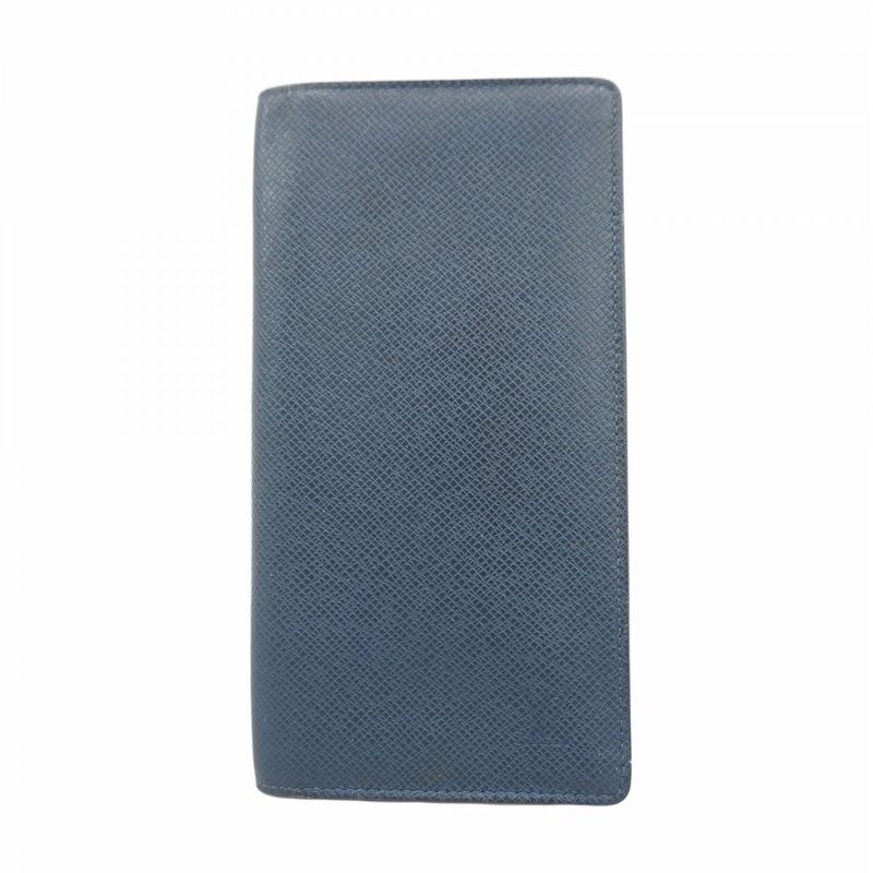 Louis Vuitton Taiga Portefeuille Ron M33404 Océan Men's Long Wallet