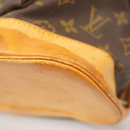 Louis Vuitton Backpack Daypack Monogram Montsouris GM M51135 Brown Women's
