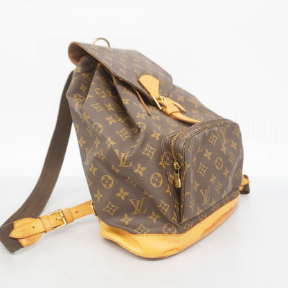 Louis Vuitton Backpack Daypack Monogram Montsouris GM M51135 Brown Women's