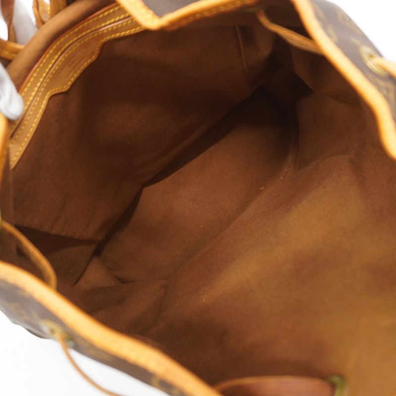 Louis Vuitton Backpack Daypack Monogram Montsouris GM M51135 Brown Women's