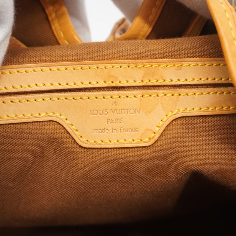 Louis Vuitton Backpack Daypack Monogram Montsouris GM M51135 Brown Women's