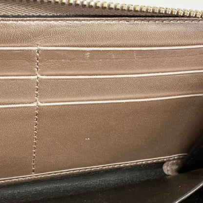 Gucci Long Wallet Micro Guccissima 308260 Enamel Coral Chien Pan Gold Hardware