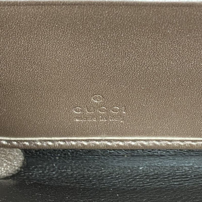 Gucci Long Wallet Micro Guccissima 308260 Enamel Coral Chien Pan Gold Hardware