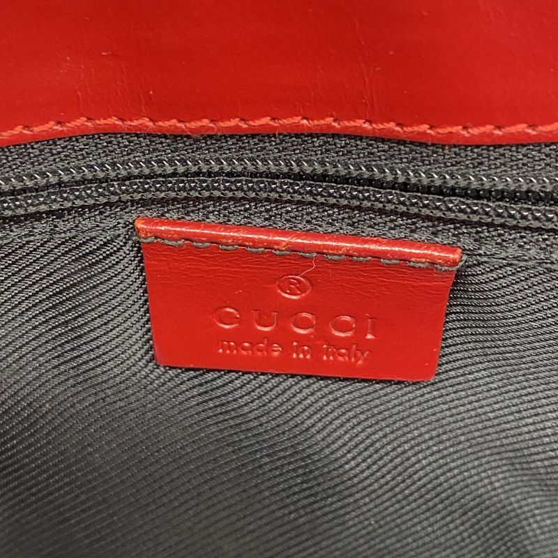 Gucci Handbag GG Canvas/jackie 002 1068 Canvas Black Red Chien Pan Gold