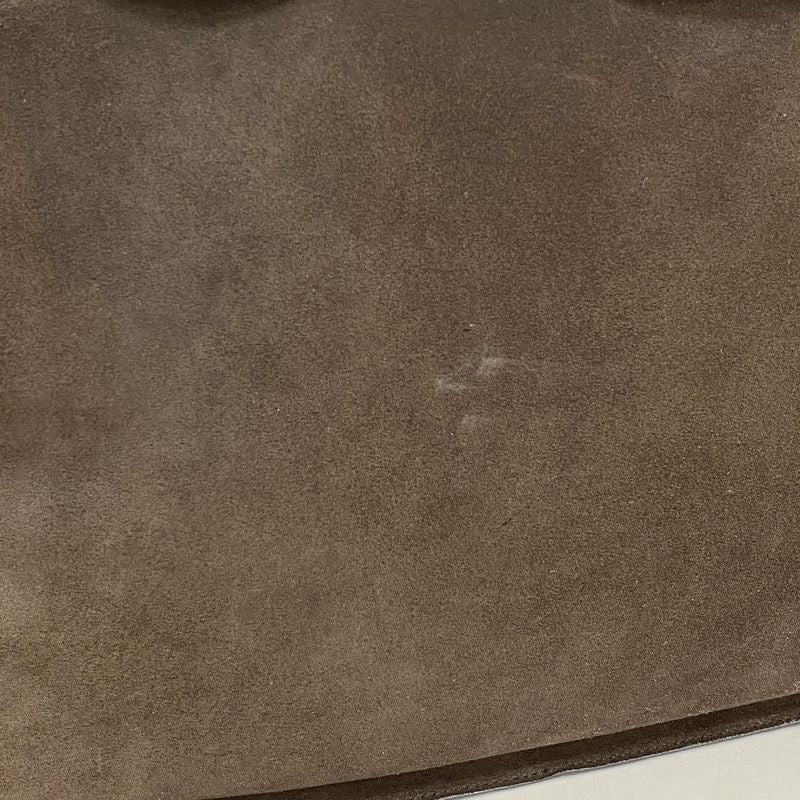 Gucci Shoulder Bag 001 4081 Suede Brown Gold Hardware Women's