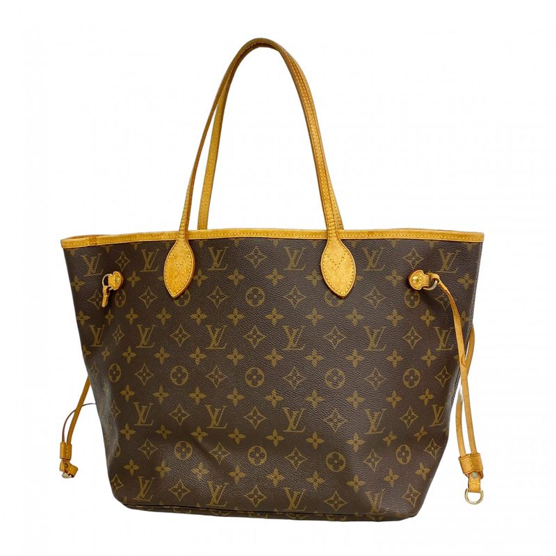 Louis Vuitton Tote Bag Monogram Neverfull MM M40156 Brown Ladies