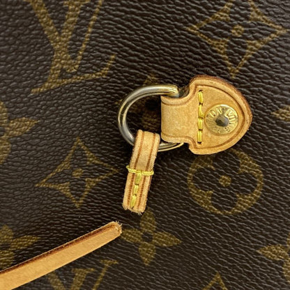 Louis Vuitton Tote Bag Monogram Neverfull MM M40156 Brown Ladies