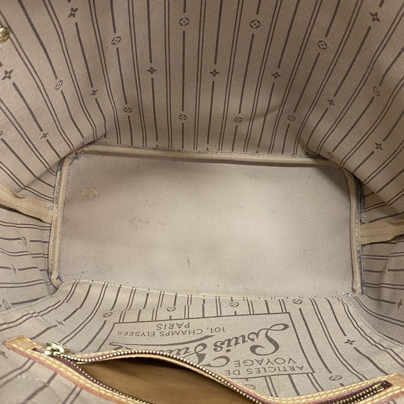 Louis Vuitton Tote Bag Monogram Neverfull MM M40156 Brown Ladies