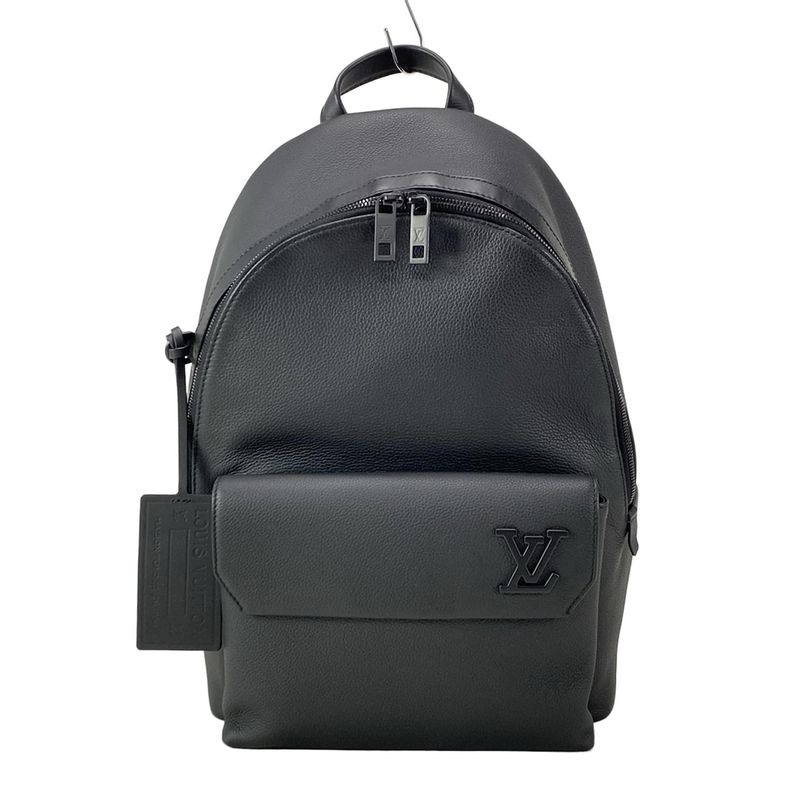 Louis Vuitton Backpack Sac LV Aerogram Backpack NV M57079 Noir Black Leather