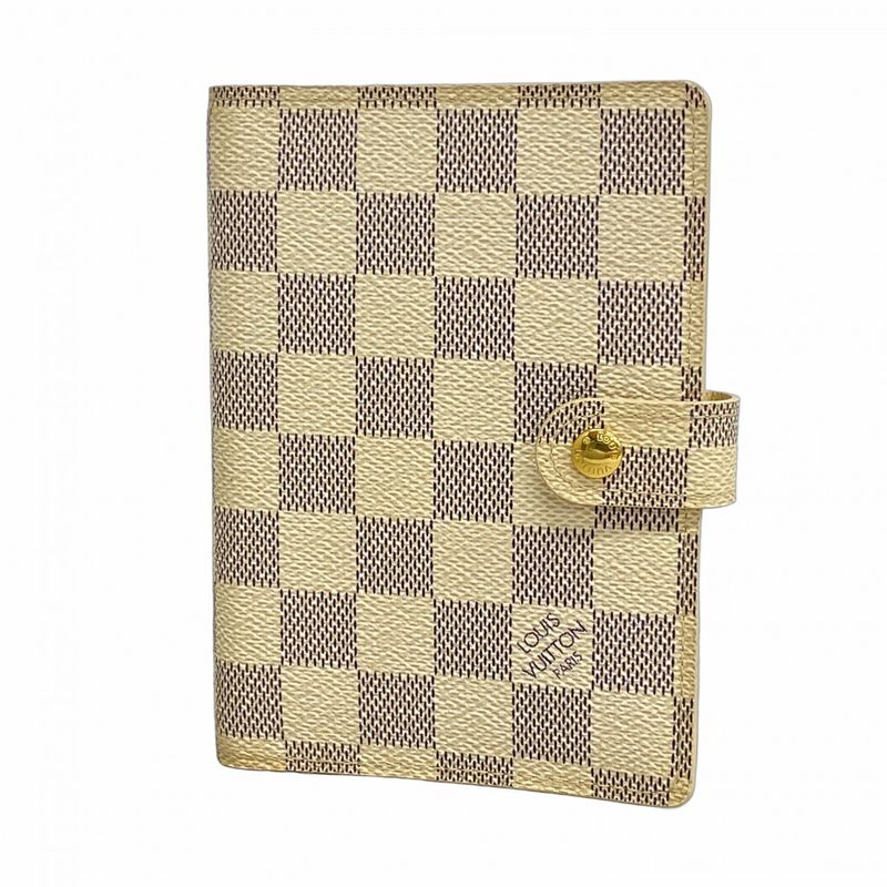 Louis Vuitton Notebook Cabas - Damier Azure Agenda PM R20706 White Ladies