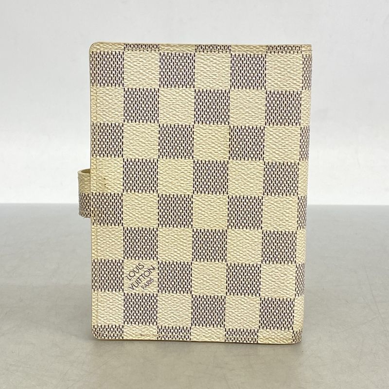 Louis Vuitton Notebook Cabas - Damier Azure Agenda PM R20706 White Ladies