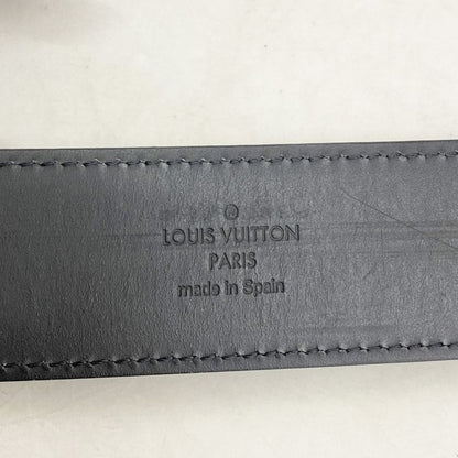Louis Vuitton Belt Damier Graphite Santure Pochette Homme M6837 Black Gray Men's