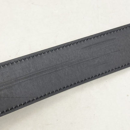 Louis Vuitton Belt Damier Graphite Santure Pochette Homme M6837 Black Gray Men's