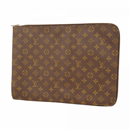 Louis Vuitton Clutch Bag Monogram Poche Cumann M53456 Brown Men's