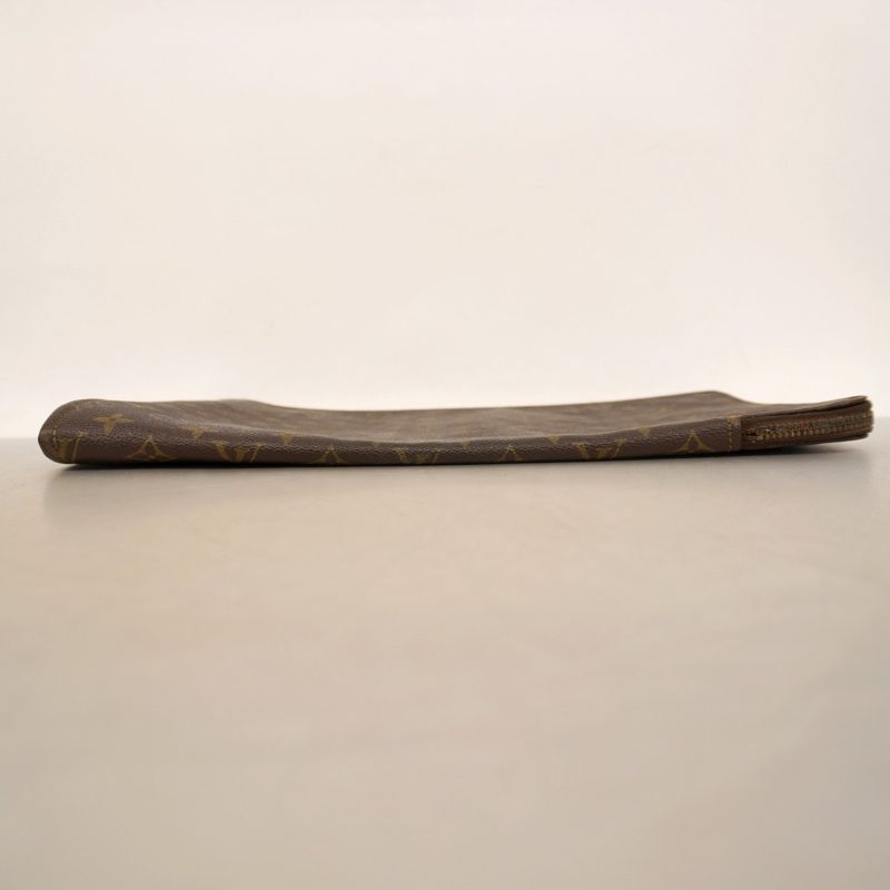 Louis Vuitton Clutch Bag Monogram Poche Cumann M53456 Brown Men's