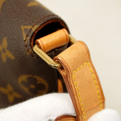 Louis Vuitton Shoulder Bag Monogram Musette Tango Short Strap M51257 Brown