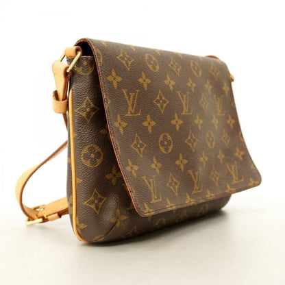 Louis Vuitton Shoulder Bag Monogram Musette Tango Short Strap M51257 Brown
