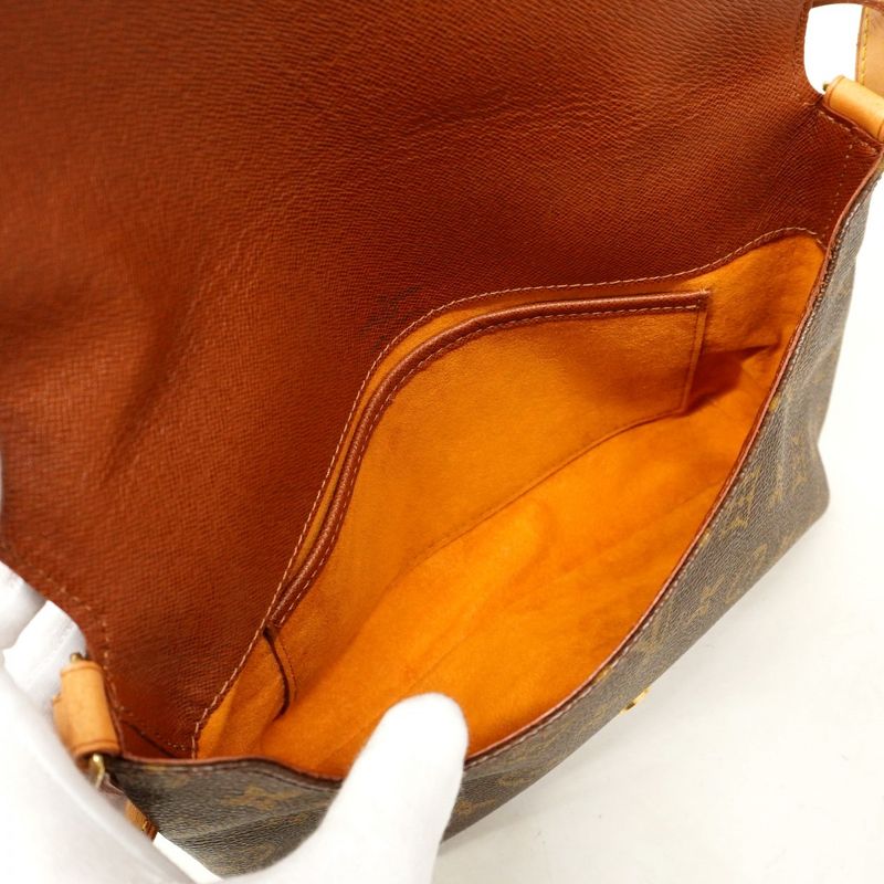 Louis Vuitton Shoulder Bag Monogram Musette Tango Short Strap M51257 Brown