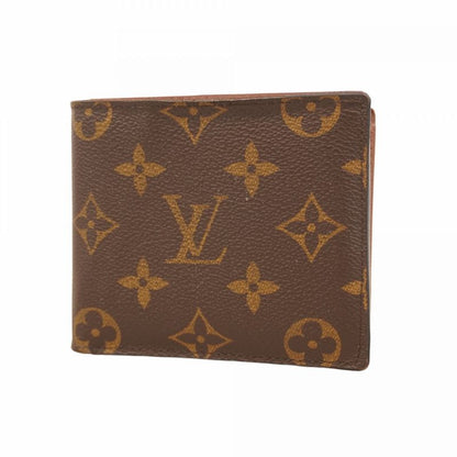 Louis Vuitton Wallet Monogram Portefeuille Marco NM M62288 Brown Men's