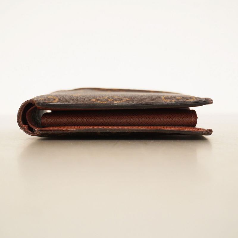 Louis Vuitton Wallet Monogram Portefeuille Marco NM M62288 Brown Men's