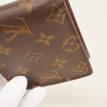 Louis Vuitton Wallet Monogram Portefeuille Marco NM M62288 Brown Men's