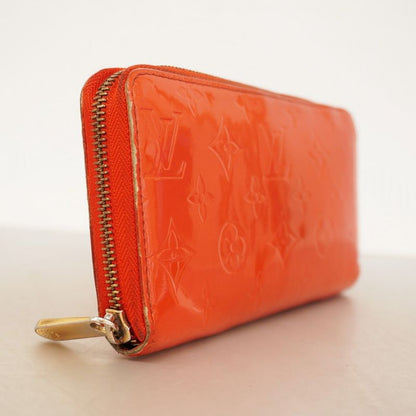 Louis Vuitton Long Wallet Vernis Zippy Wallet M93724 Orange Sunset Ladies