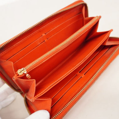 Louis Vuitton Long Wallet Vernis Zippy Wallet M93724 Orange Sunset Ladies