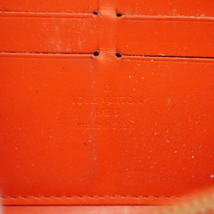 Louis Vuitton Long Wallet Vernis Zippy Wallet M93724 Orange Sunset Ladies