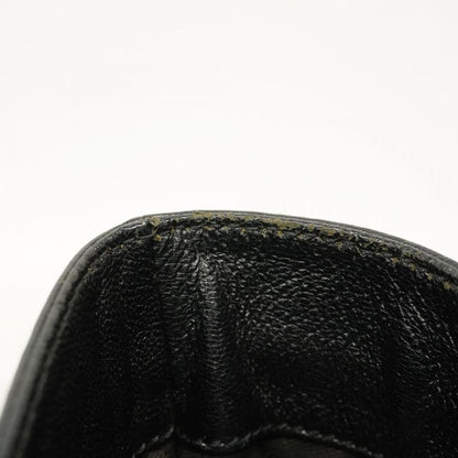 Chanel Tote Bag Perforated Leather Black Silver Hardware Women