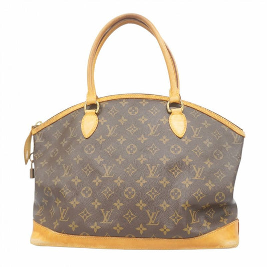 Louis Vuitton Tote Bag Monogram Lock It Orizontal M40104 Brown Women's
