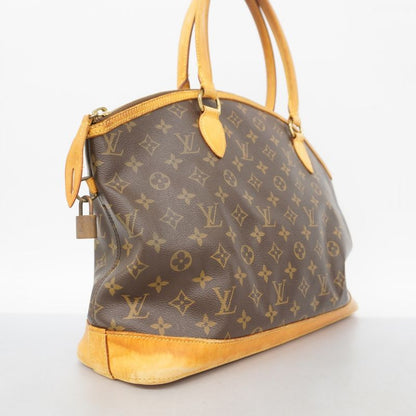 Louis Vuitton Tote Bag Monogram Lock It Orizontal M40104 Brown Women's