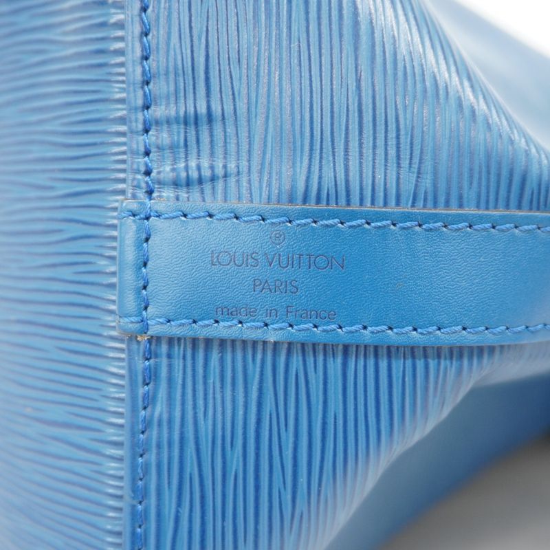 Louis Vuitton Shoulder Bag Epi Petite Noe M44105 Toledo Blue Women's