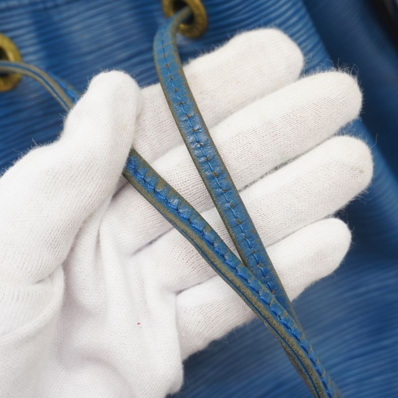 Louis Vuitton Shoulder Bag Epi Petite Noe M44105 Toledo Blue Women's