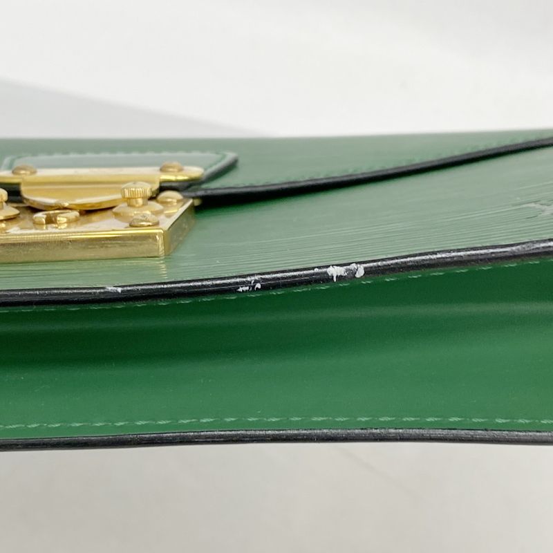 Louis Vuitton Clutch Bag Epi Pochette Serie Dragonne M52612 Borneo Green Men's