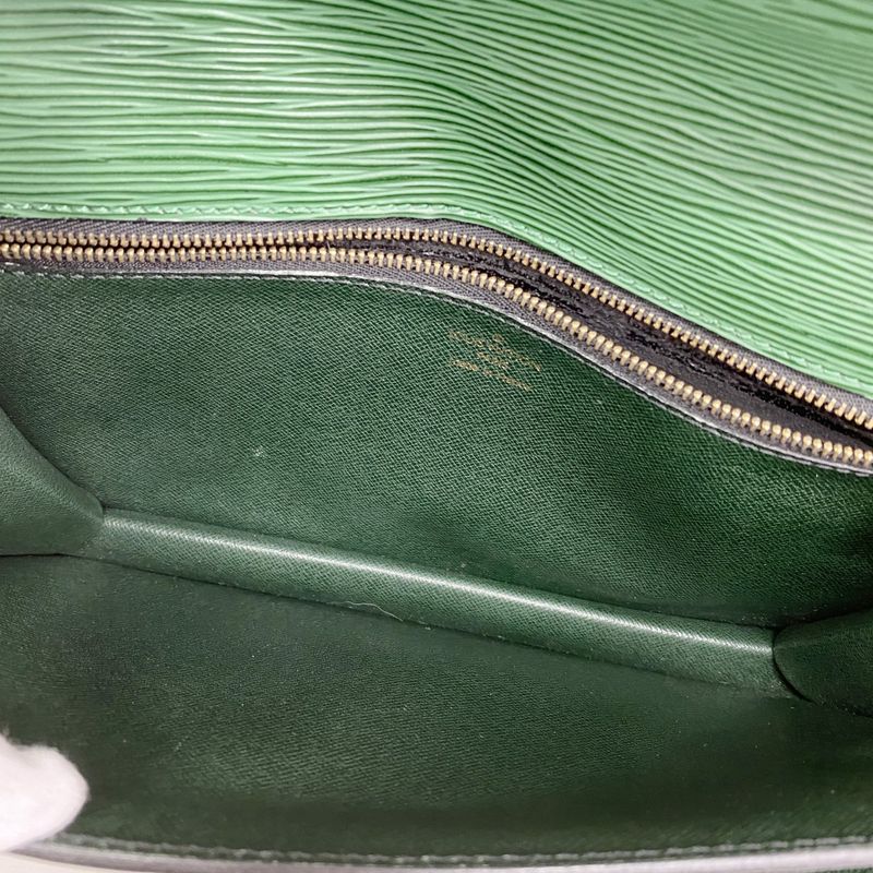 Louis Vuitton Clutch Bag Epi Pochette Serie Dragonne M52612 Borneo Green Men's