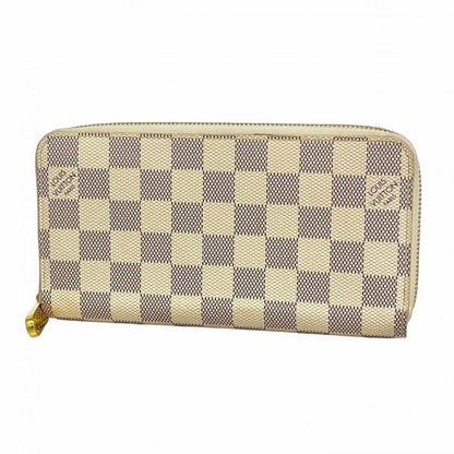 Louis Vuitton Long Wallet Damier Azure Zippy Wallet M41660 Whitemen Women Unisex