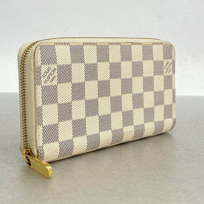 Louis Vuitton Long Wallet Damier Azure Zippy Wallet M41660 Whitemen Women Unisex