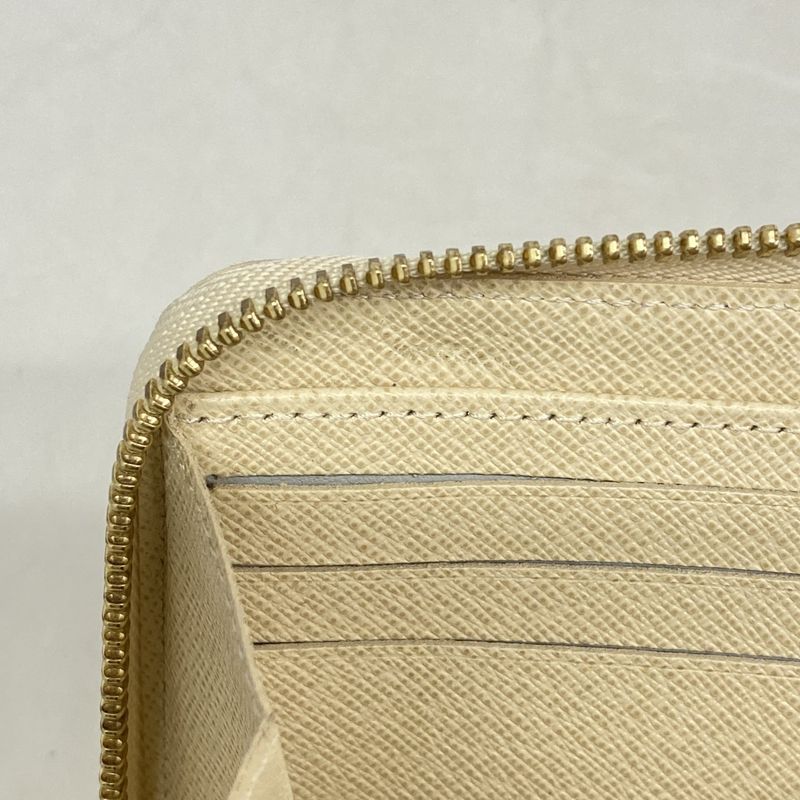 Louis Vuitton Long Wallet Damier Azure Zippy Wallet M41660 Whitemen Women Unisex