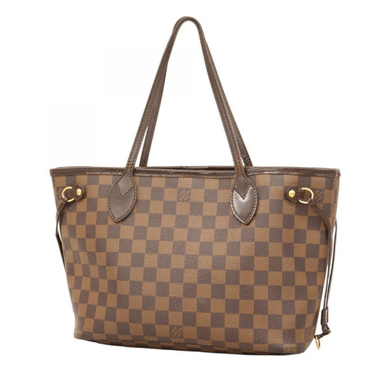 Louis Vuitton Damier Neverfull PM N51109 Ebene Womens Tote Bag