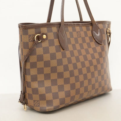 Louis Vuitton Damier Neverfull PM N51109 Ebene Womens Tote Bag