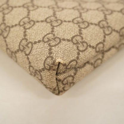 Gucci Shoulder Bag GG Supreme/sherry Line 387111 PVC Brown Black Silver