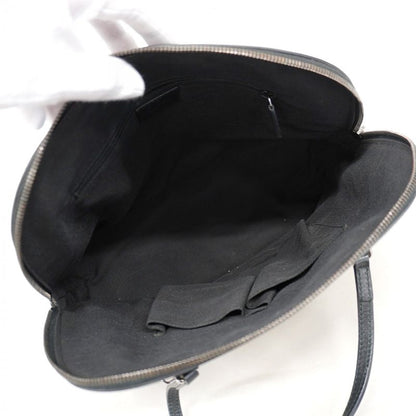 Gucci Handbag Guccissima 420023 Leather Black Silver Hardware Women's