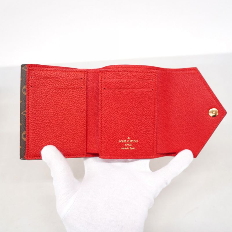 Louis Vuitton Trifold Wallet Monogram Portefeuille Dubre Vcompact M64419 Ruby