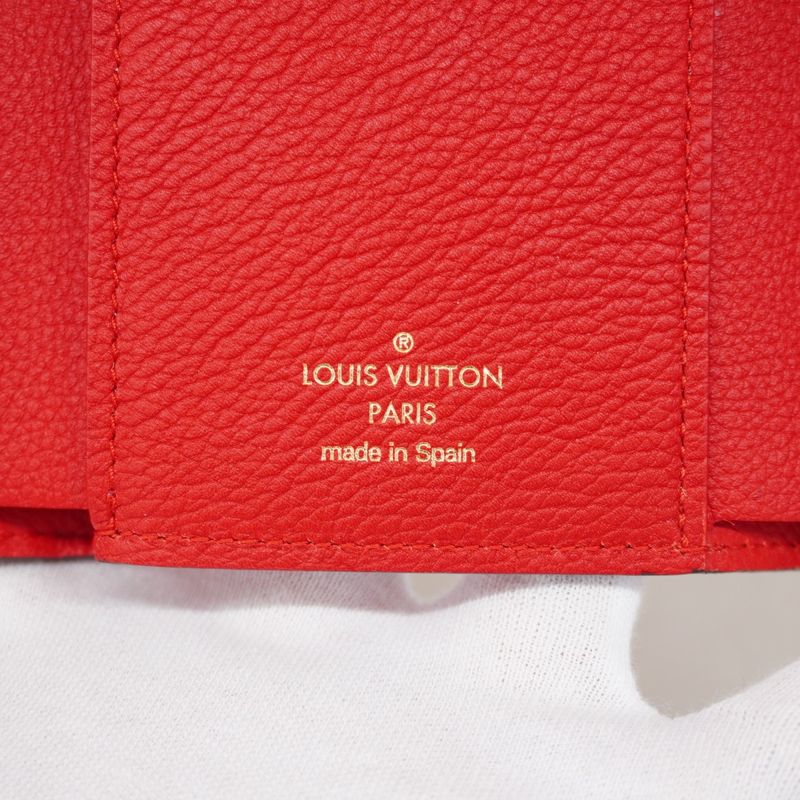 Louis Vuitton Trifold Wallet Monogram Portefeuille Dubre Vcompact M64419 Ruby