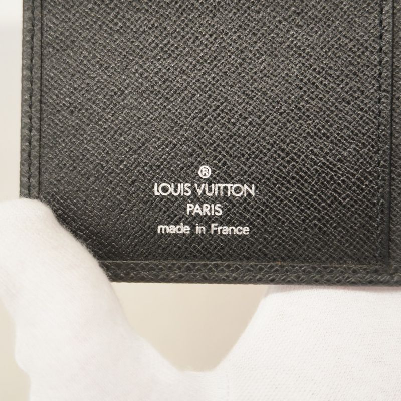 Louis Vuitton Long Wallet Taiga Porte Barrule Carte Cles Di M30392 Ardoise Men's